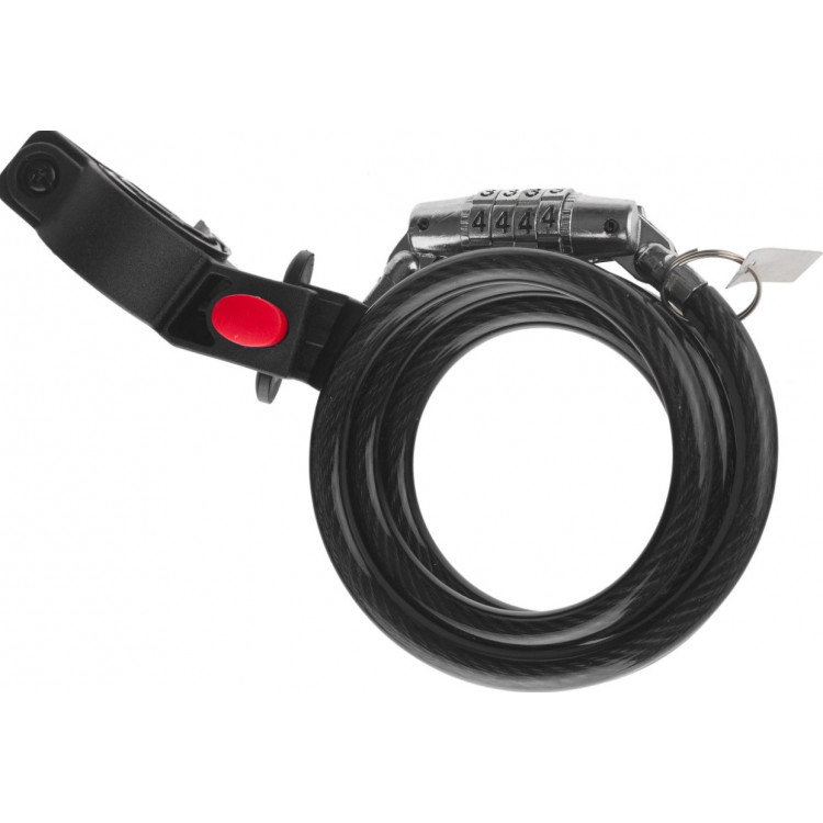 Zámok na bicykel - Špirálový Uzáver S Kódom TonyON TY519 8x1200mm